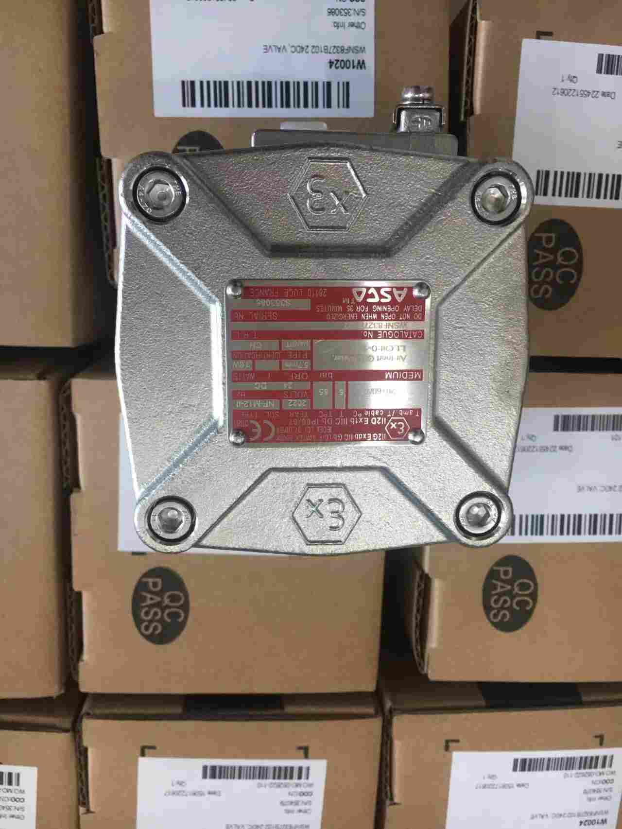 有现货WSNF8327B112 24VDC防爆型ASCO电磁阀