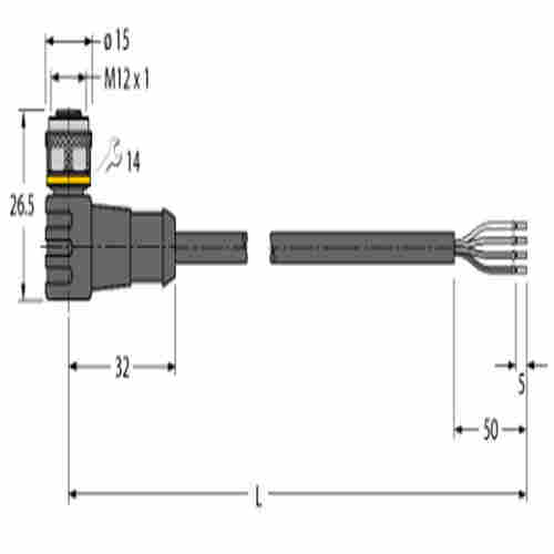 图尔克传感器电缆 WKC4.4T-15/TEL 货号: 6627010相关介绍