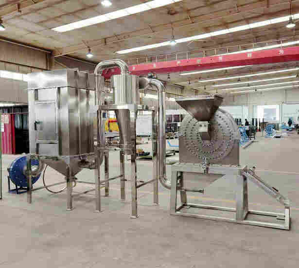 山东大贯不锈钢粉碎机 火锅底料粉碎机 辣椒酱不锈钢粉碎机