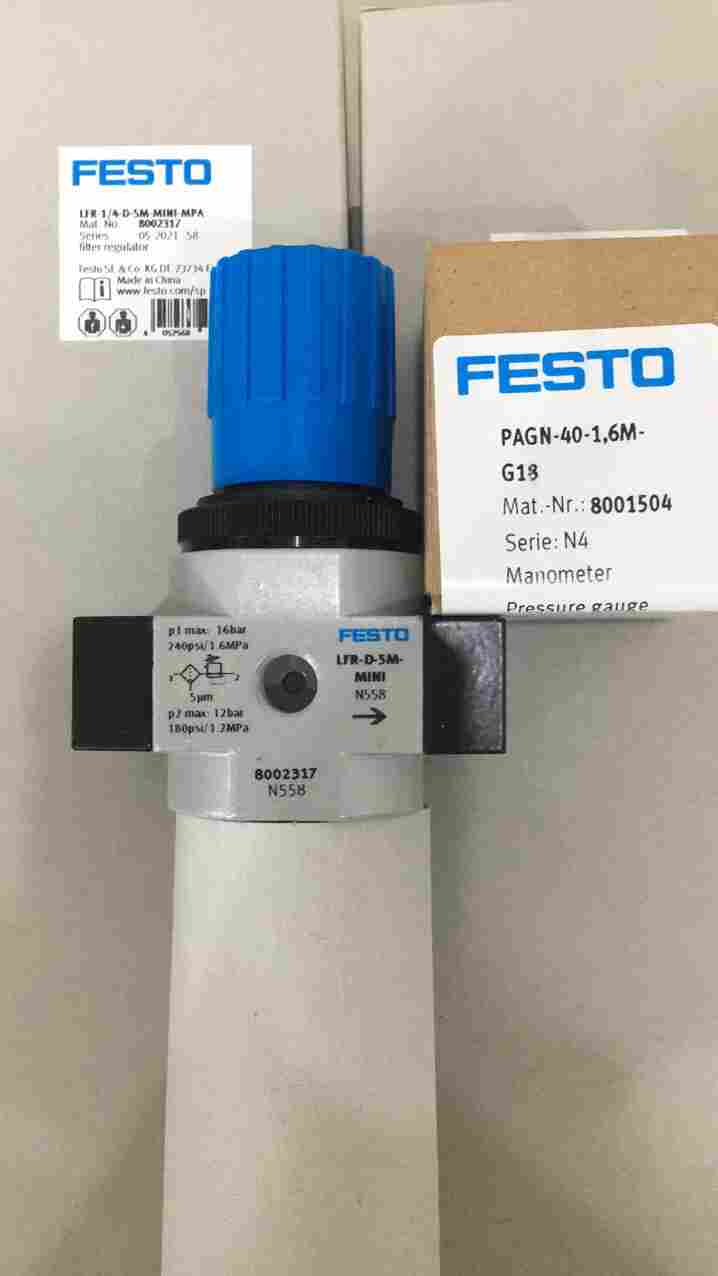 新款LFR-1/2-D-5M-MIDI-A-MPA费斯托过滤减压阀