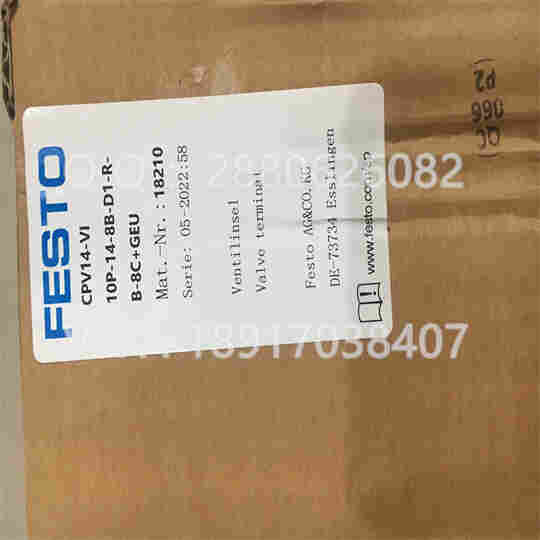 德国FESTO阀岛驱动方式10P-14-8A-MP-R-Y-C3J4M