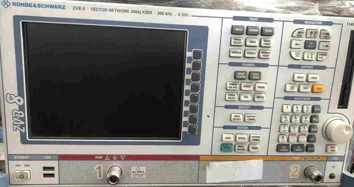 罗德与施瓦茨ZVB8网络分析仪 维修