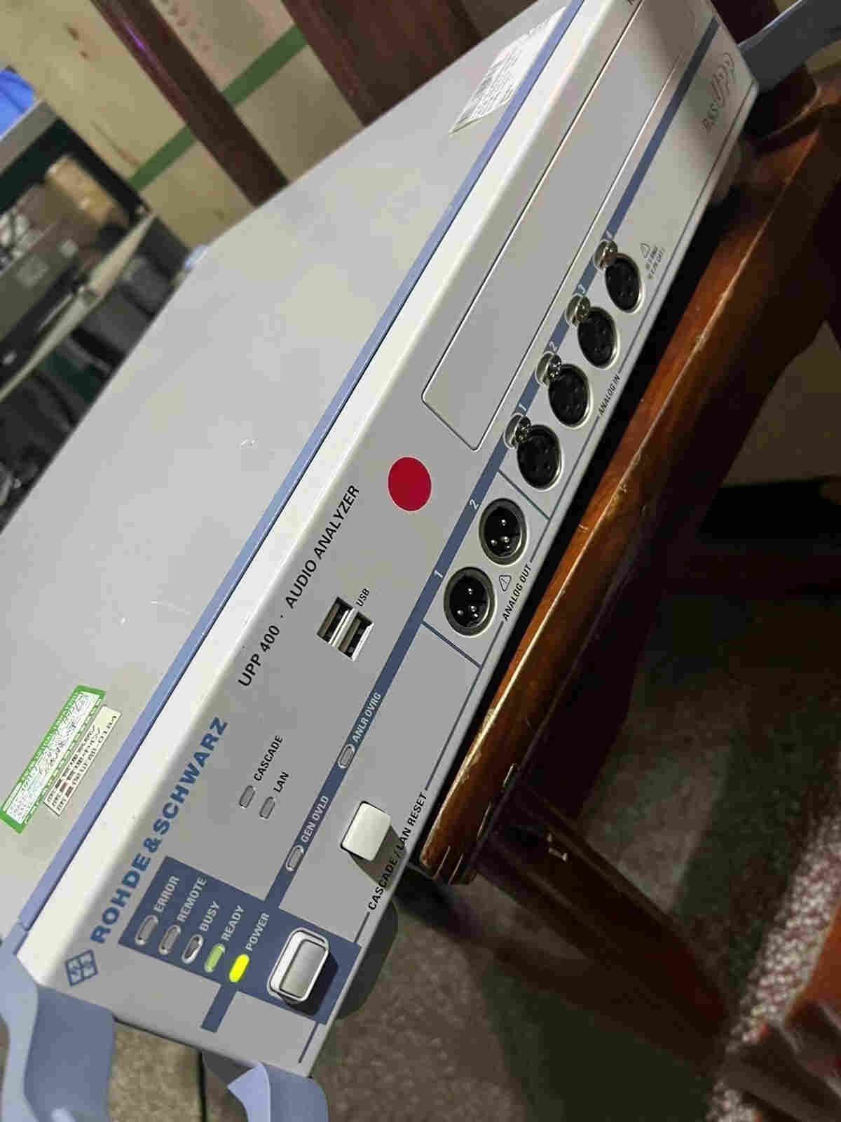  维修罗德UPV UPP400音频分析仪