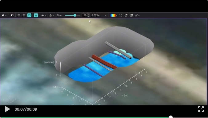GS9000定位和测绘不同深度的地下管网管线-案例