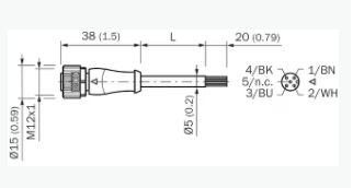 YF2A14-050VB3XLEAX施克电缆线及插头