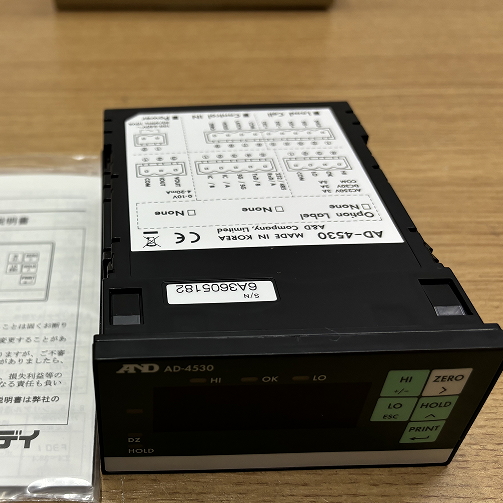 原装到货 AND爱安德 应变式传感器指示器 AD-4531B