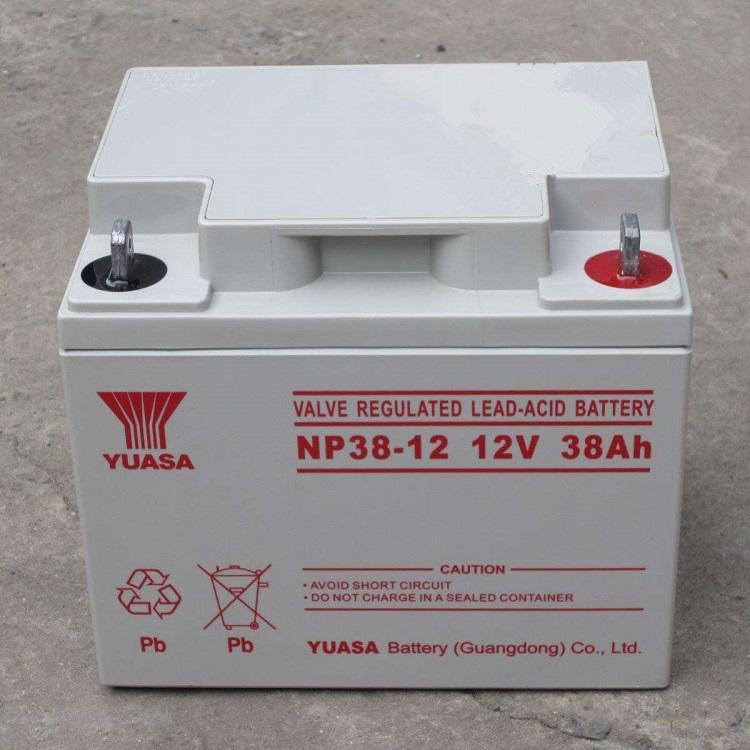 YUASA汤浅蓄电池NP38-12 12V38AH电梯应急储能