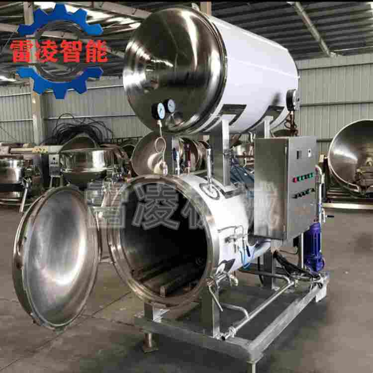 肉粽高温杀菌锅 八宝饭高温杀菌设备 不锈钢高温杀菌锅