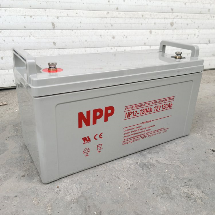 NPP耐普蓄电池NPG12-120太阳能免维护电池12V120AH直流屏机房应用