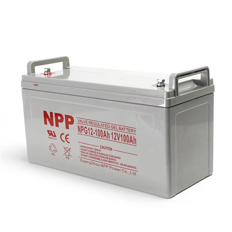 NPP耐普蓄电池NPG12-120太阳能免维护电池12V120AH直流屏机房应用