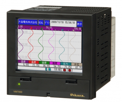 OHKURA日本大仓 工业仪表无纸化记录仪 VM7000A