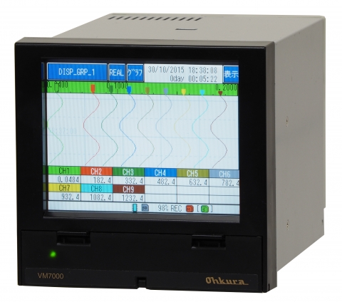 OHKURA日本大仓 工业仪表无纸化记录仪 VM7000B
