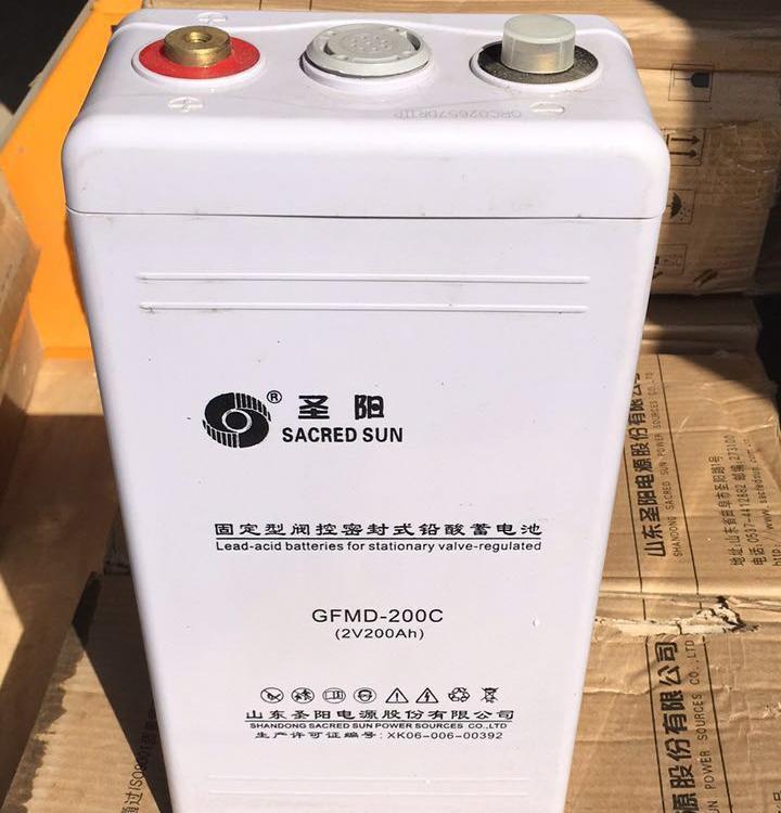 圣阳蓄电池GFMD-100C 2V100AH阻燃壳体直流屏