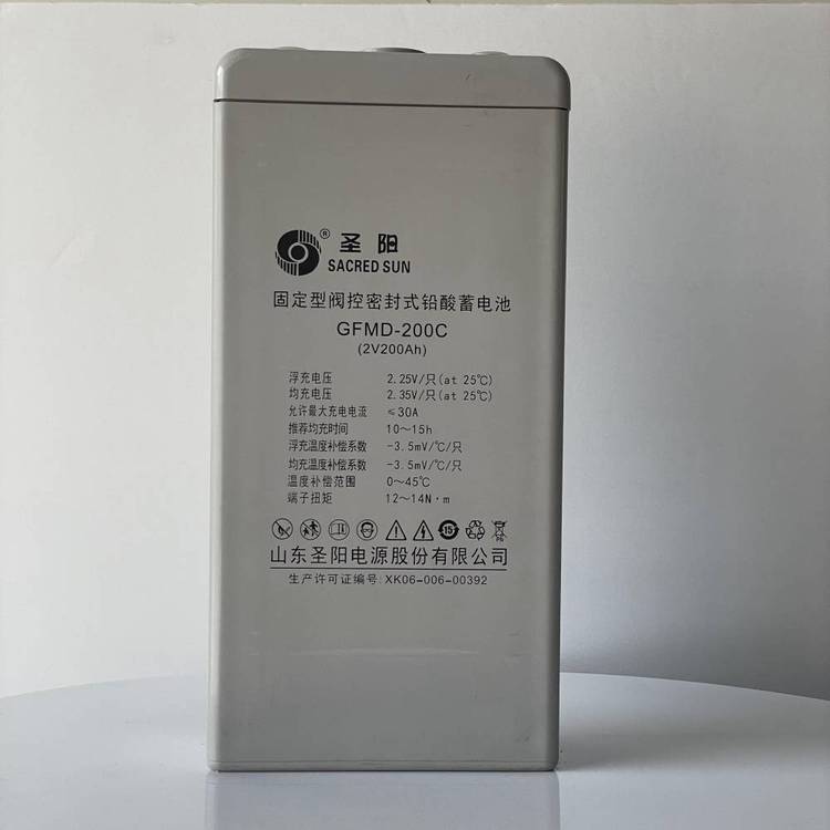 圣阳蓄电池GFMG-500W  2V170AH产品特征参考