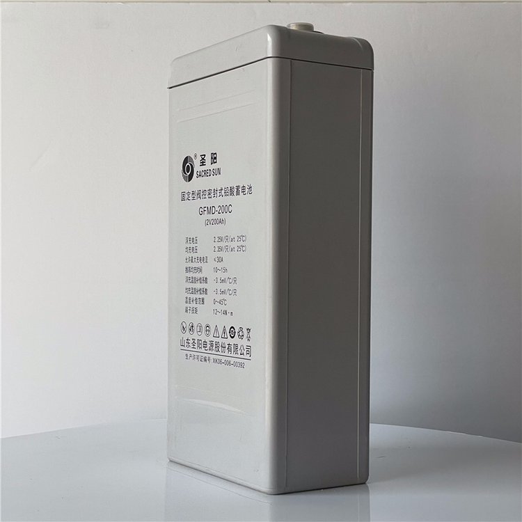 山东圣阳蓄电池GFD-200 2V200AH型号及尺寸参考