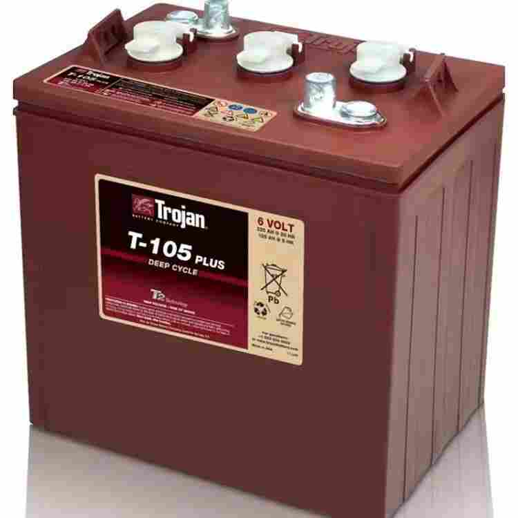 邱健蓄电池T-125 6V240AH高尔夫球车应用