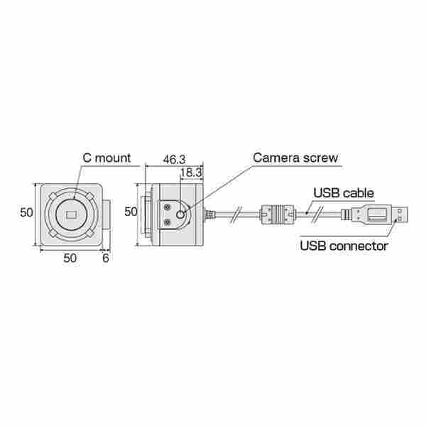 HOZAN 日本宝山 工业相机 L-837