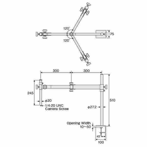 HOZAN 日本宝山 显微镜支架 L-503 