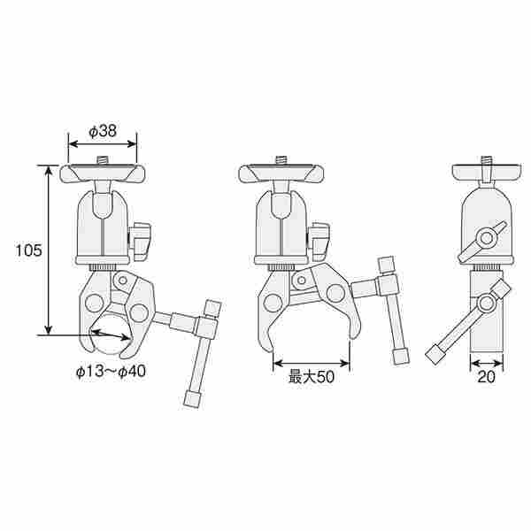 HOZAN 日本宝山 显微镜支架 L-506