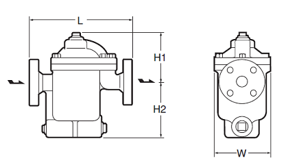 ER105法兰型尺寸图