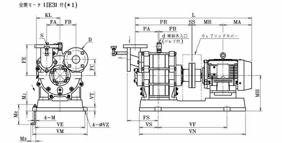 NIKUNI尼可尼 液环真空泵 SKH462