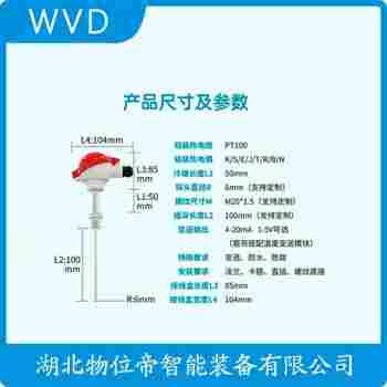鉑銠熱電阻 WZPK-174功能特點(diǎn)