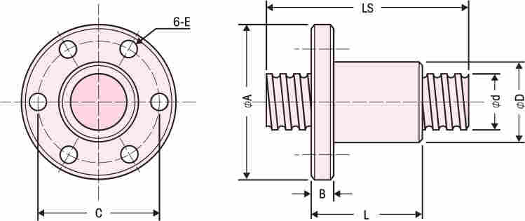 NIPPON GEAR日本齒輪SMU32051000光滑螺絲北崎熱賣