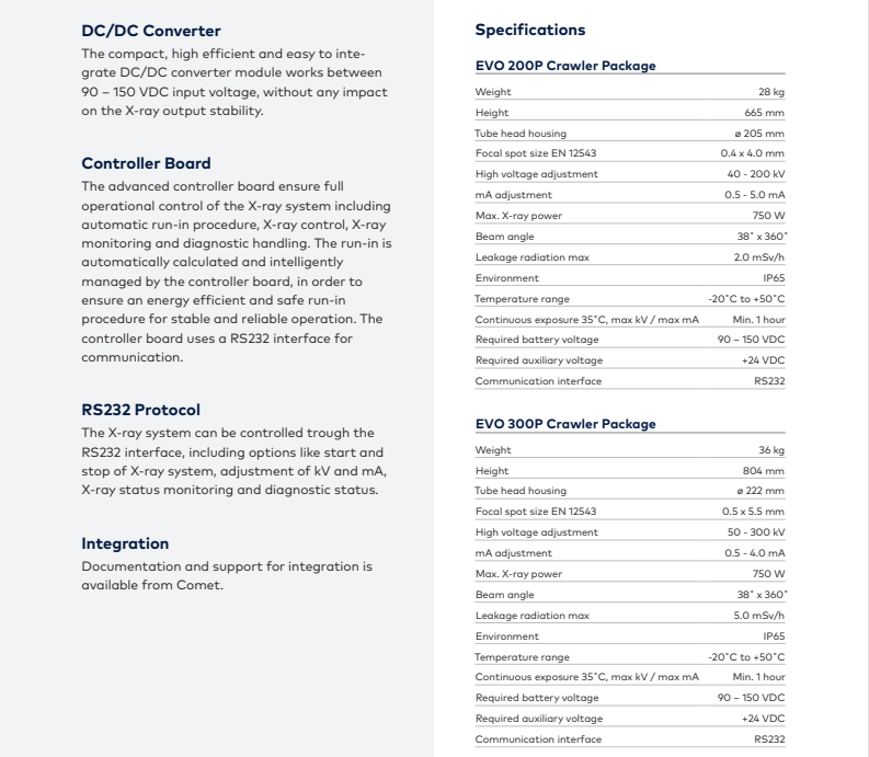 瑞士COMET/EVO300P工業X射線機