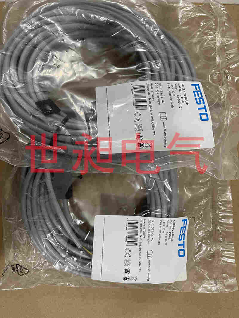FESTO费斯托连接线兰KMEB-1-24-10-LED 193457价格好货期快
