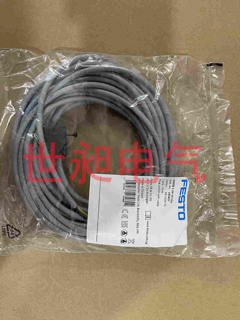 現貨供應FESTO費斯托連接線蘭 KMEB-1-24-10-LED價格好貨期快