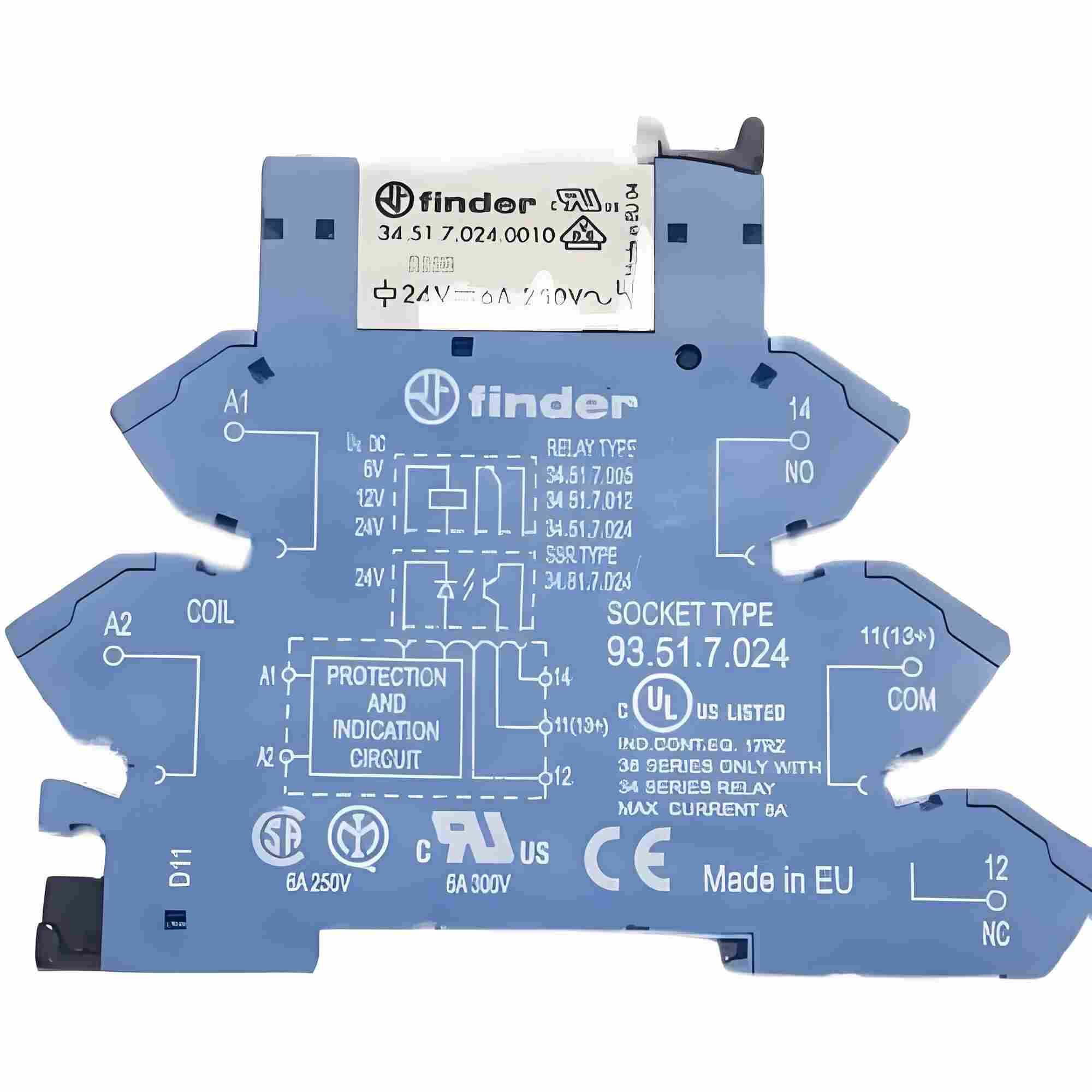 FINDER繼電器底座95.95.3