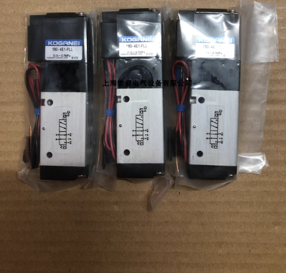 KOGANEI电磁阀180-4E1-PLL-DC24V 全新原装