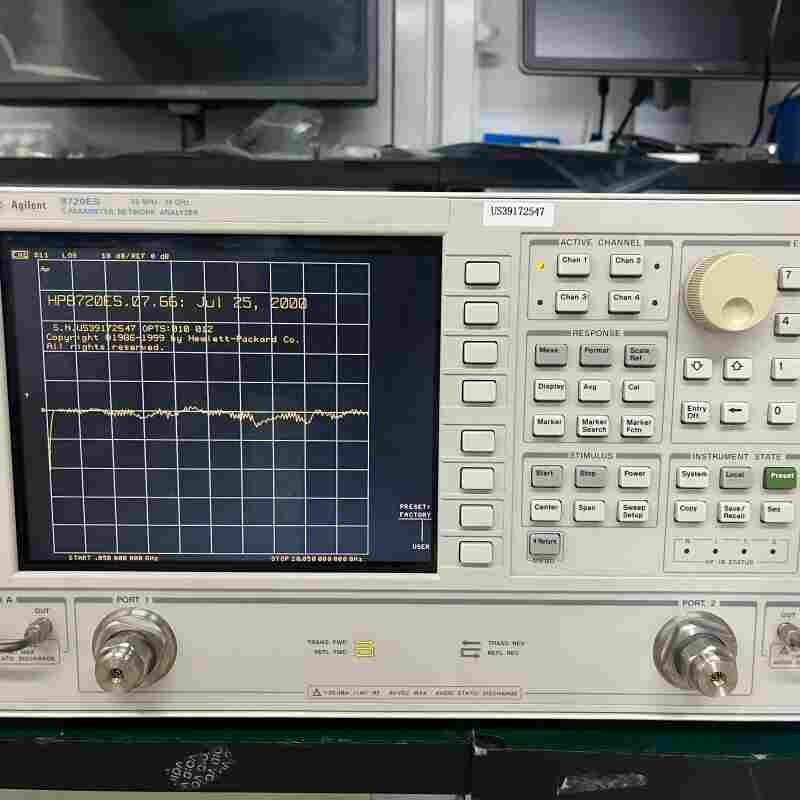 現(xiàn)貨租售原裝進(jìn)口二手Agilent安捷倫8720ES網(wǎng)絡(luò)分析儀