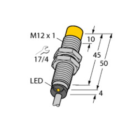德国P+F电感式传感器NI10U-M12-AP6X