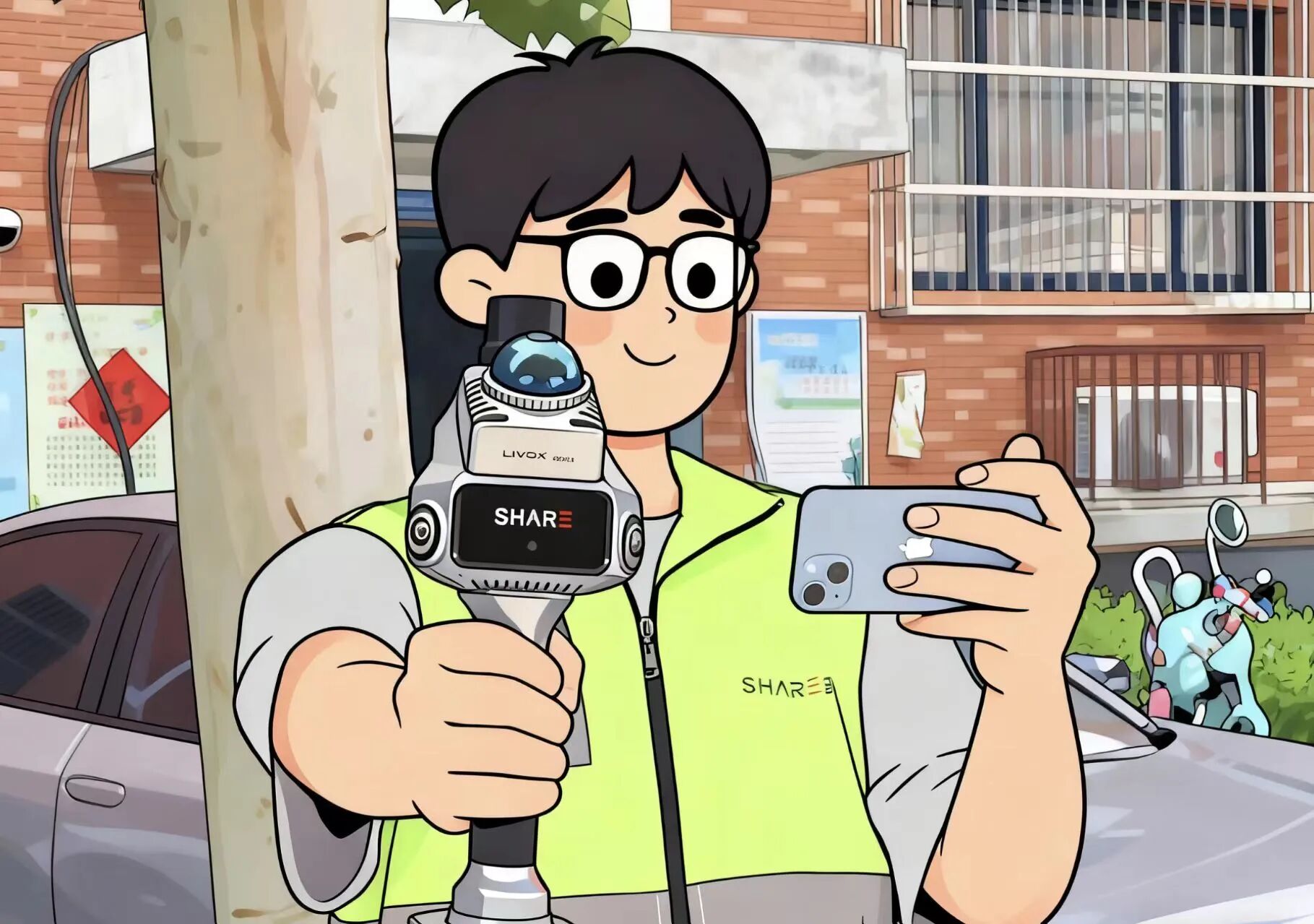 赛尔S20手持扫描仪-建筑立面测绘可以这么干