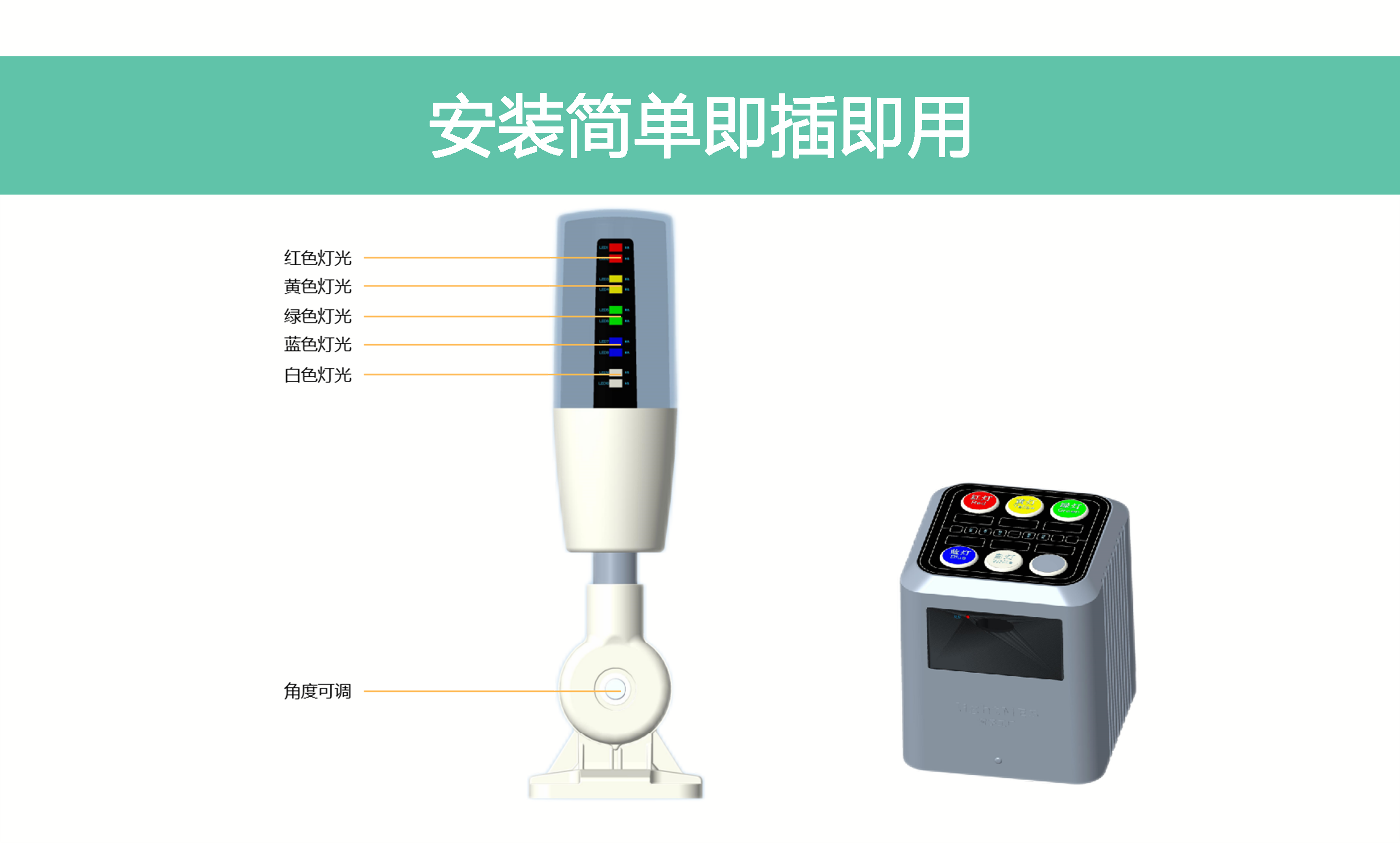 工业物联灯设备OEE稼动率采集