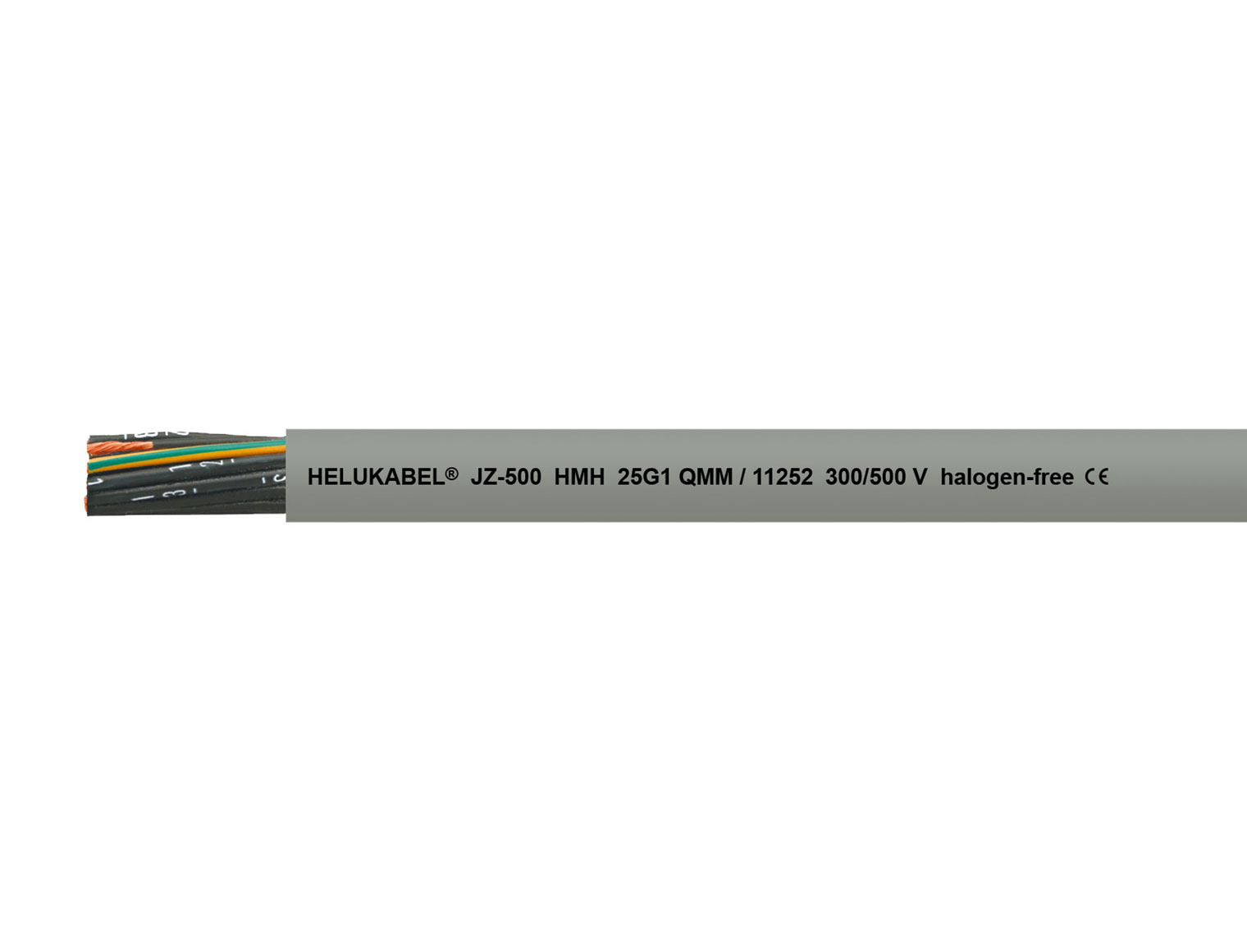 耐油性现货HELUKABEL德国JZ-500 grau 50 G 0 5 mm²电缆