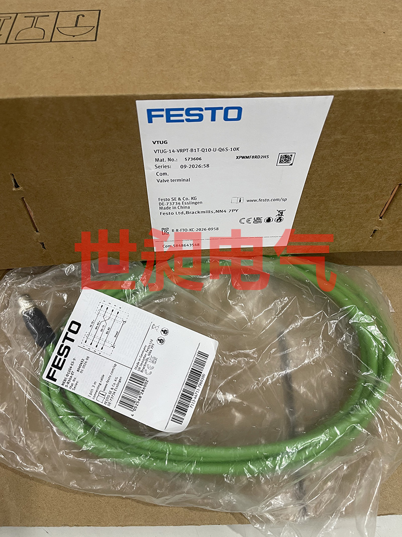 德国FESTO费斯托阀岛VTUG-14-VRPT-B1T-Q10-U-Q6S-10K 573606