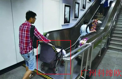 自动扶梯行李箱 轮椅 婴儿车监测识别系统