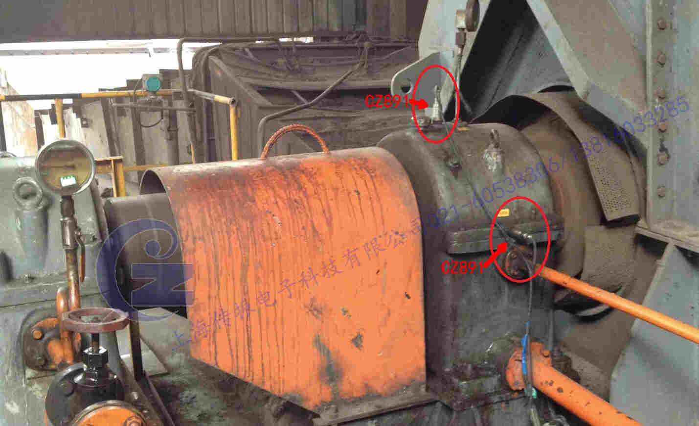 CZ891现场安装实物图 CZ891现场安装实物图