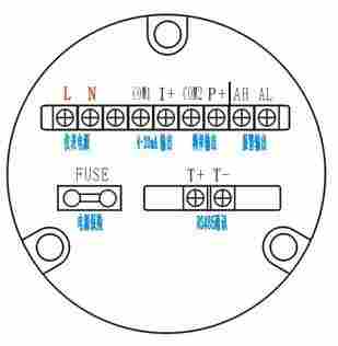 一体式和分体式污水流量计的接线图解