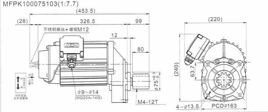 TR0Y同步马达NF05K40