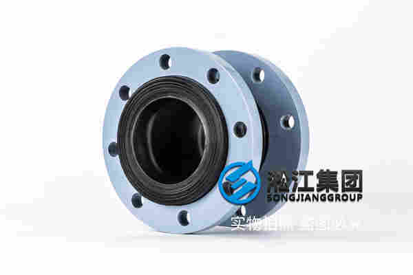 泉州耐油橡胶法兰软接头DN100的