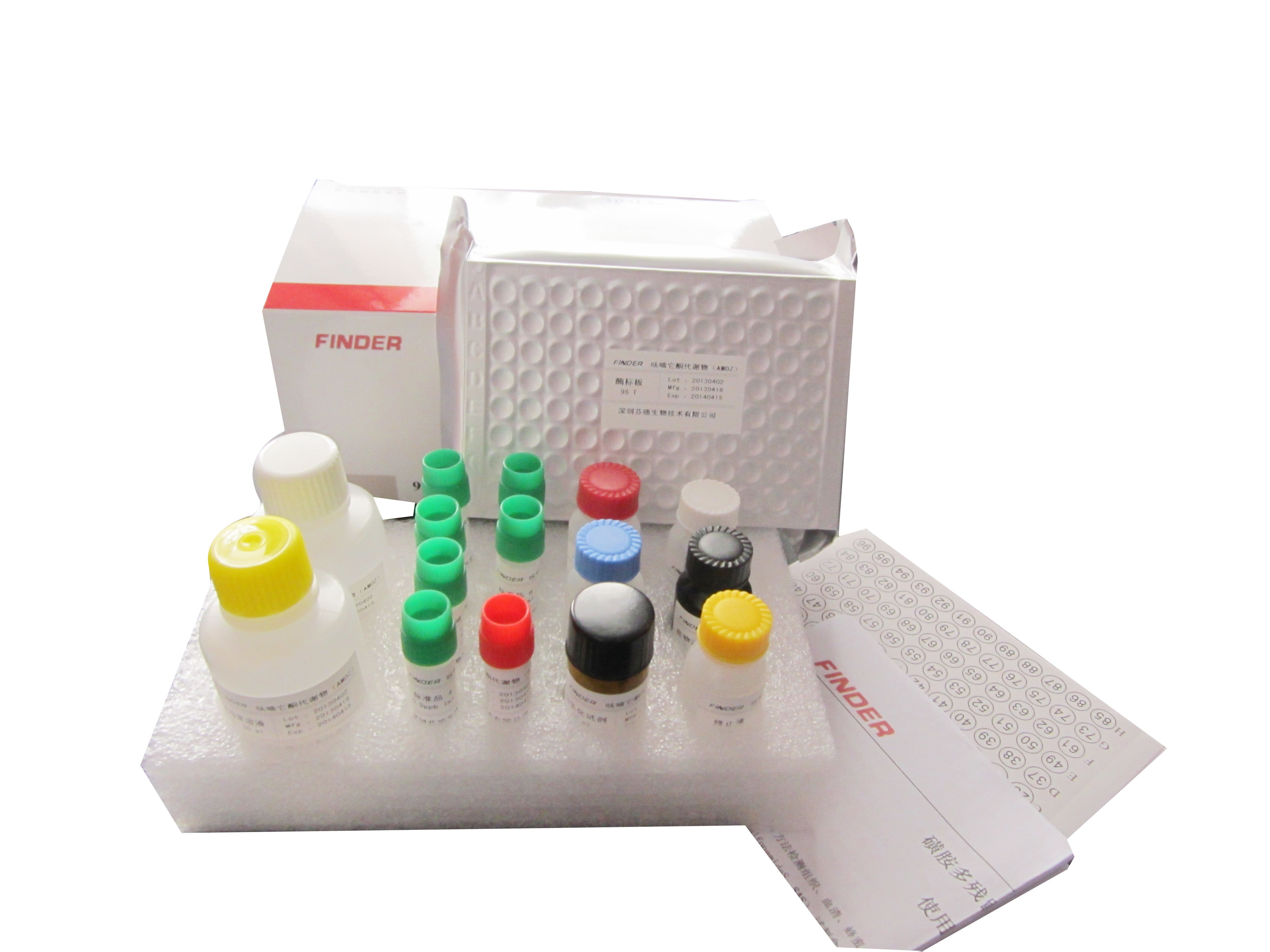 磺胺多残留检测试剂盒96T/盒采用间接竞争ELISA方法检测  芬德生物酶联免疫试剂盒厂家销售