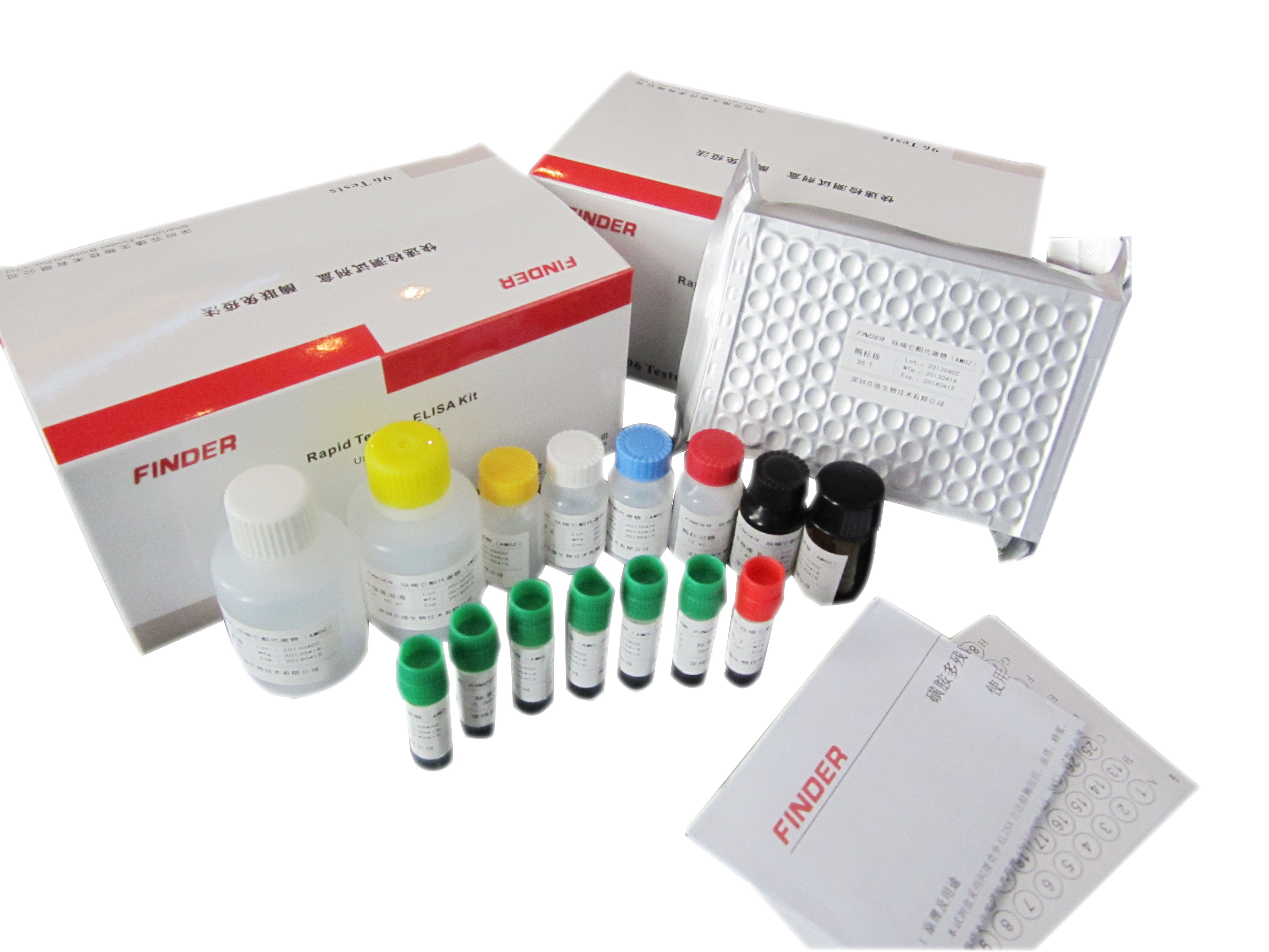 磺胺多残留检测试剂盒96T/盒采用间接竞争ELISA方法检测  芬德生物酶联免疫试剂盒厂家销售