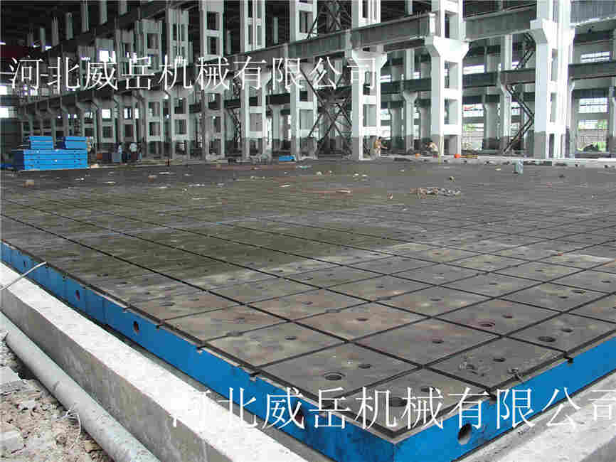 泊头威岳厂家铸铁装配平台现货供应，数量有限