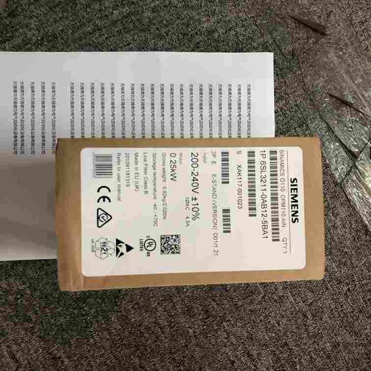 湖南西门子6SL3203-0BE21-6SA0原装现货G120变频器