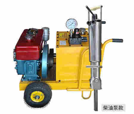 非放炮开挖岩石的方法 岩石破碎劈裂机 岩石胀裂机