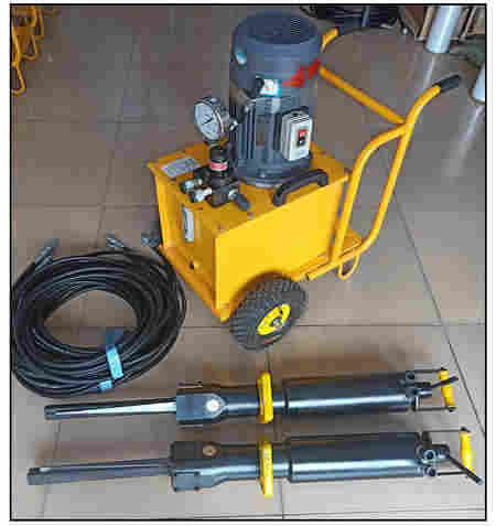 开山切石头的机器 小型岩石劈裂器 岩石分裂机