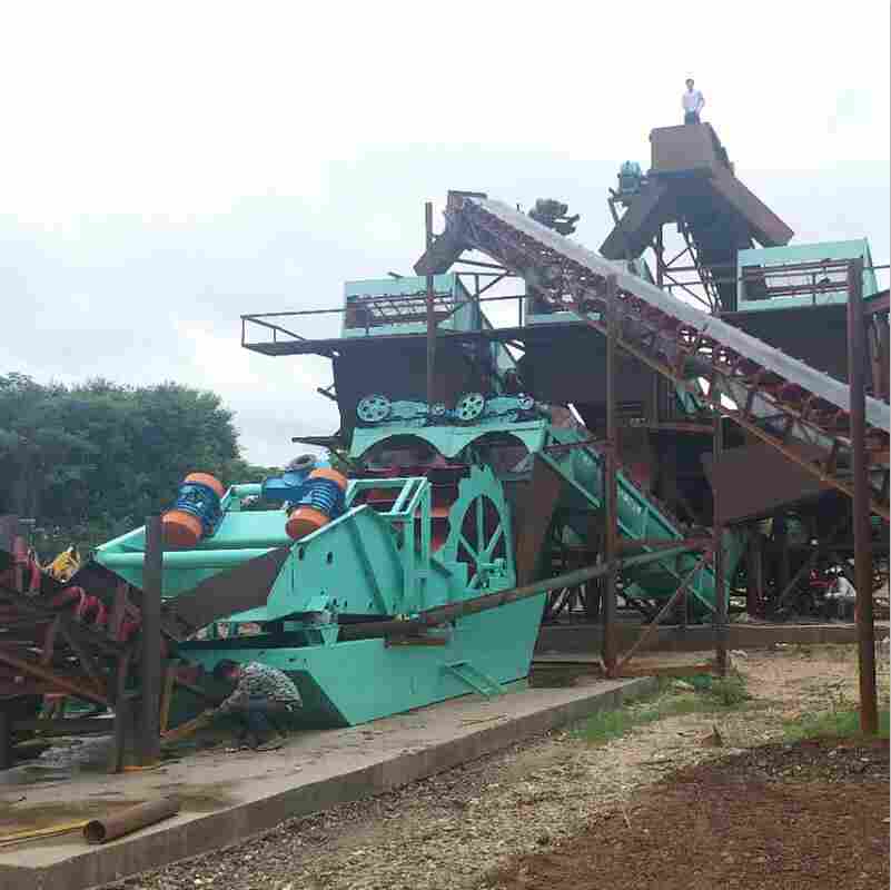 江西赣州洗沙机常出现的问题原因分析 广东沃力